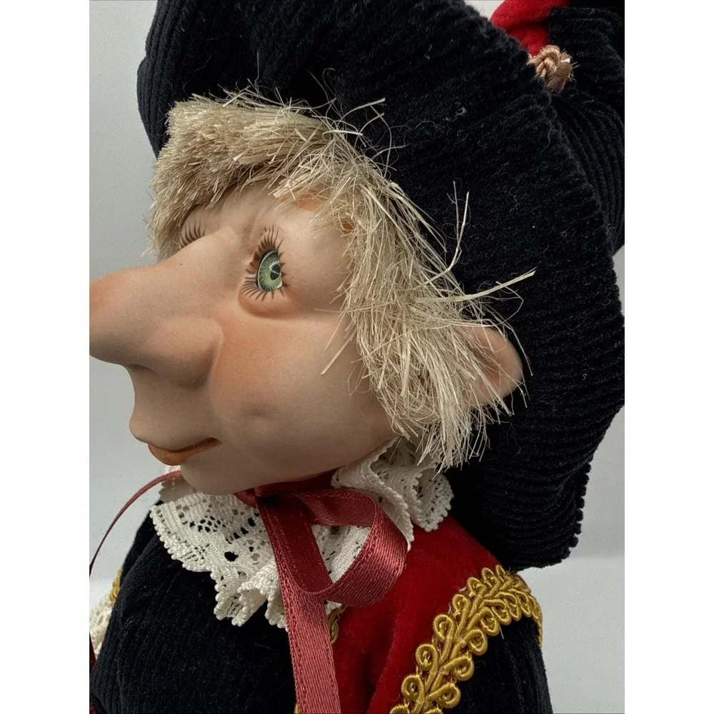 Unique Porcelain Poseable Boy Elf Little Wizard Whimsical Doll Fantasy